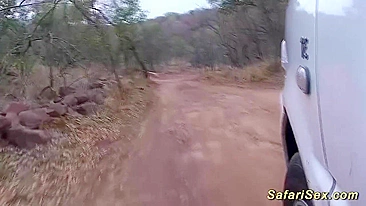 Vadia africana amadora é dividida entre branco e colega negão