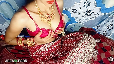 Pau duro invade xota molhada da tia até indiano gozar no rabo da bhabhi