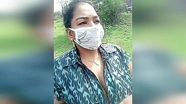 Mãe indiana gordinha exibe bundão e tetas gordas