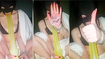 Filha fuma maconha, curte com papai e manda beijo pra mamãe