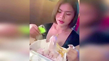 Perdedor chupador de pau, vídeo XXX vazado online