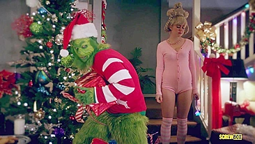 Grinch tenta roubar o Natal mas vira putaria com Cherie Deville e Chloe Couture