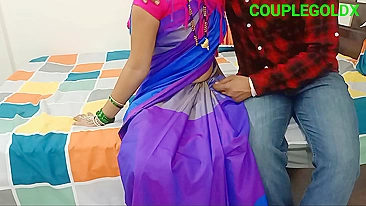 Devar despe tia indiana e enterra o pau na buceta quente