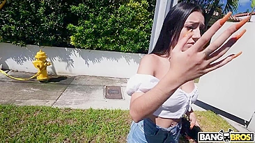 Latina pula na van sabendo que vai levar rola pra caralho