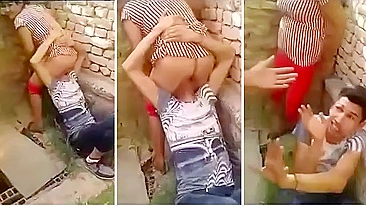 Indiana safada ganha oral do amante quando é pega no flagra