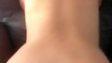 POV quente de árabe rabuda levando pica de quatro