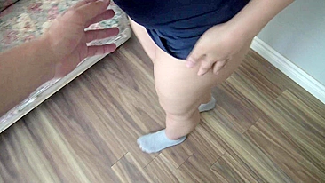 Árabe deslumbrante de tetas enormes em XXX caseiro agitado