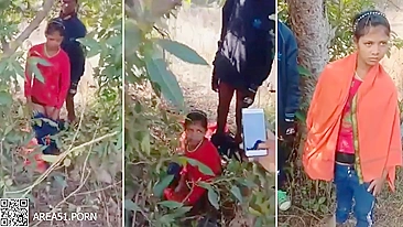 XXX Desi MMS. Garota indiana safada pega no flagra fazendo putaria na floresta