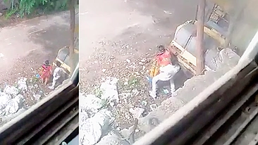 Vazou MMS Desi XXX, esposa indiana traindo com taxista ao ar livre