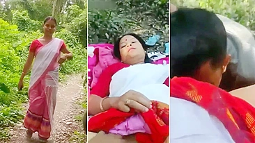 Amante Desi chupa buceta na selva pra prazer máximo