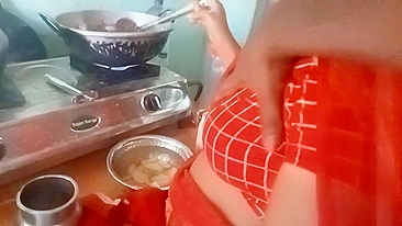 Pornô Desi XXX. Tia peituda de Kerala curte sexo com o dono da casa