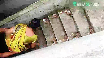 Tia de Kerala de salwar kameez fode ao ar livre com cunhado