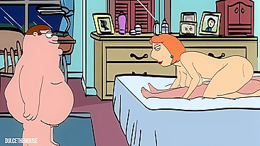 Hentai Family Guy - Lois Griffin traindo Peter, fode com estranho