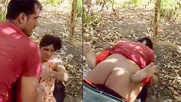 Choda Chodi XXX! Tia indiana traindo o marido na floresta