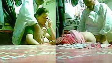 Vazado XXX Desi MMS! Dono pervertido fode vendedora indiana em cam escondida