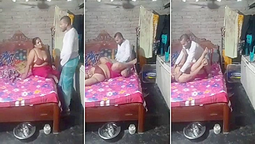 Bhabhi da vila safada engana e fode amigo do marido na câmera escondida