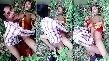 Caras Desi Levam Mulher Mais Velha pro Mato e Fodem Ela