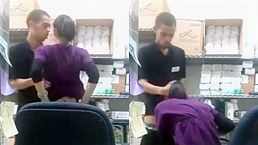 Adolescente Desi Safada Flagrada Roubando Fode o Gerente da Farmácia pra Sair da Fria