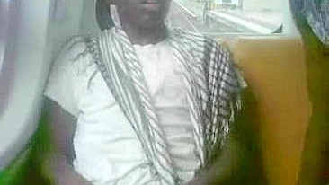 Adolescentes Africanas Amadoras Mamando CFNM no Ônibus