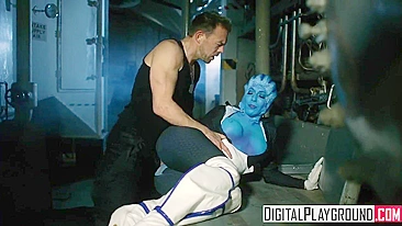 Paródia XXX Ass Effect com Rachel Starr e Erik Everhard