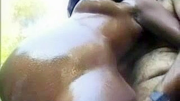 Garota Africana Grávida Curte Foda Anal e Vaginal Íntima