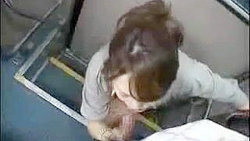 Japonesa Mama o Marido no Ônibus