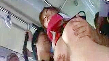 Garota Novinha Apalpada e Gangbang por Estranhos no Ônibus, +18