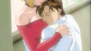 Gata Hentai Peituda Cavalga um Pau Longo e Duro