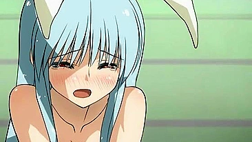 Garota Hentai Duplamente Penetrada por Dickgirl e Consolo