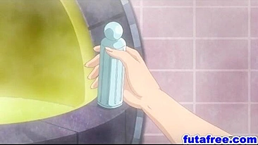 Dickgirl Hentai Tem Suas Partes Lambidas - Vídeo Pornô de Desenho Anime