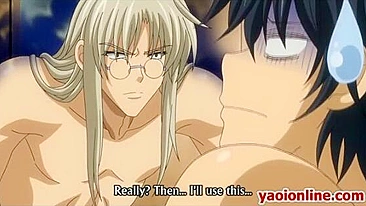 Dois Caras Hentai Nus no Quarto - Vídeo Pornô de Desenho Anime