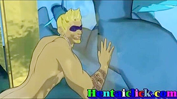 Gangbang Gay em Grupo - Músculos Grandes e Ação Hardcore