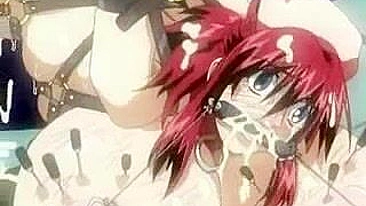 Gata Hentai Atormentada Fodida com Força por uma Dickgirl