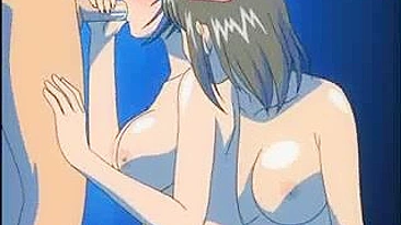 Gangbang de Enfermeira Hentai - Foda com Travesti Anime e Boquete