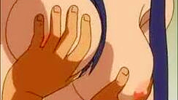 Vídeo Anime Pornô - Peitões em Bondage e Foda de Quatro