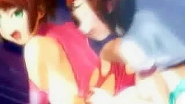 Hentai 3D Animado com Peitões Fodida por Travesti Fofa Anime