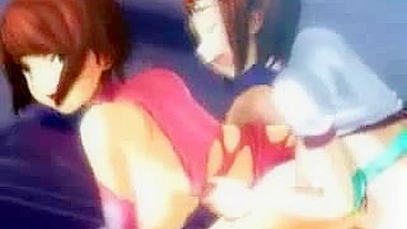 Hentai 3D Animado com Peitões Fodida por Travesti Fofa Anime