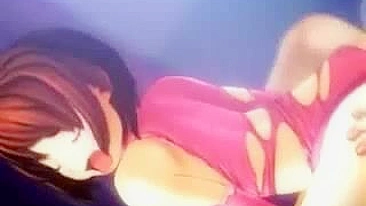 Hentai 3D Animado com Peitões Fodida por Travesti Fofa Anime