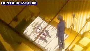 Hentai Bondage com Peitões Fodida, Anime, Amarrada, Buceta Molhada