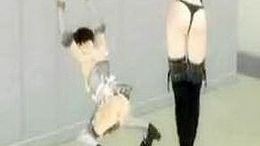 Empregada Hentai de Buceta Molhada Fodida com Strap-On - Anime, Empregada, Buceta Molhada, Dedada