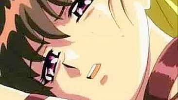 Gata Anime Leva Dupla Penetração com Brinquedos