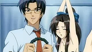 Duas Lésbicas Dividem Pau Real e de Brinquedo em Cena Anime