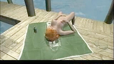 Vadia 3D Animada com Peitos Suculentos