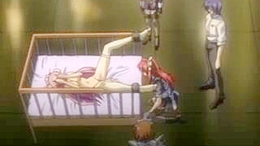 Empregada Anime Amarrada Lambendo Buceta Molhada