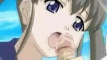 Garota Anime Bonita Fodida ao Ar Livre