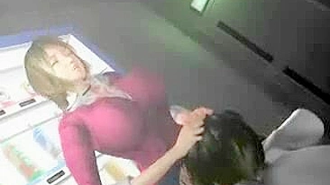 Gatinha Anime Leva Dupla Penetração de Dildo e Boquete