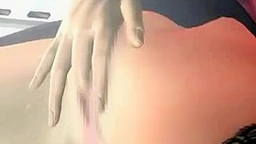 Gatinha Anime Leva Dupla Penetração de Dildo e Boquete