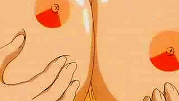 Gatinha Anime Peituda Chupando Pau