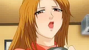 Gatinha Anime Peituda Chupando Pau