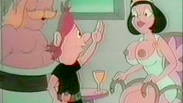 Vídeo Pornô de Asterix e Obelix em Foda Francesa Animada